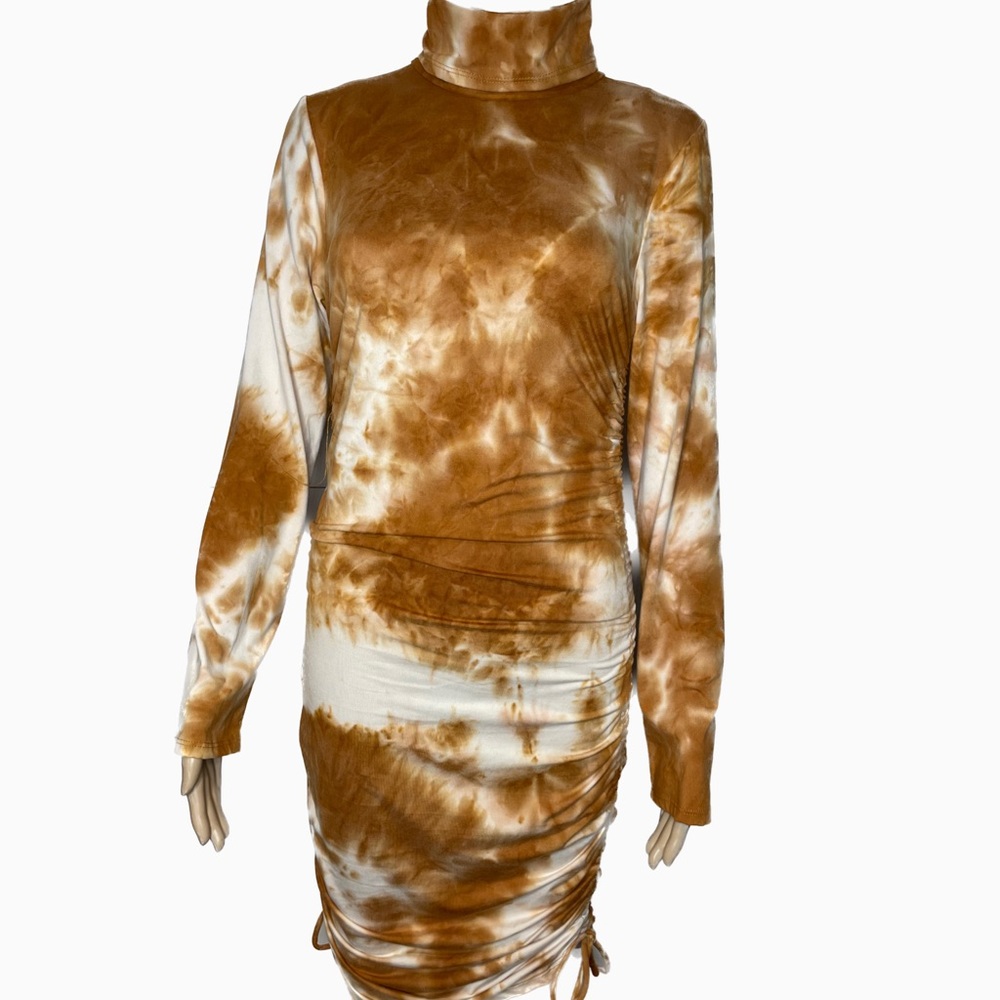 FASHIONNOVA Marble Scrunch Dress